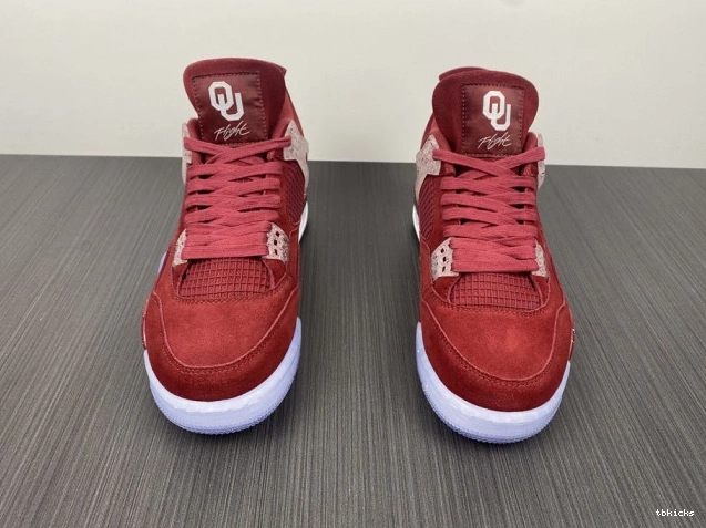 Rep TB 4 Sooners Retro Oklahoma Jordan AJ4-904282 PE 0731